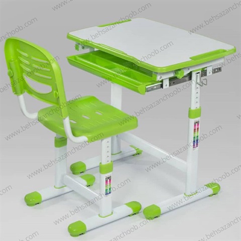 میز تحریر کودک صفحه تاشو سبز N906